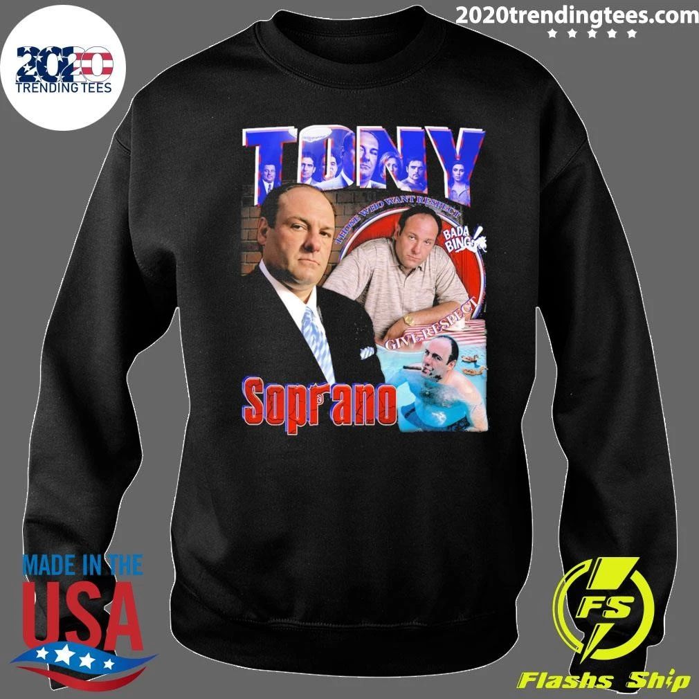 Gildan Tony Soprano The Sopranos Vintage Tee Shirt