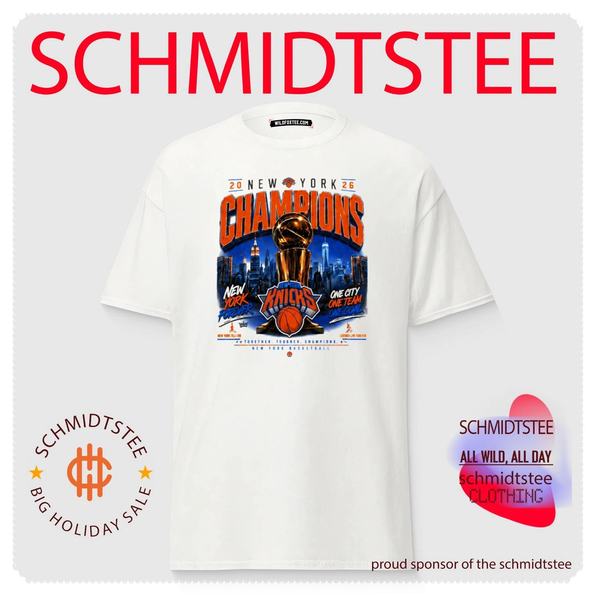 New York Basketball Champions 2026 one city one team one goal shirt