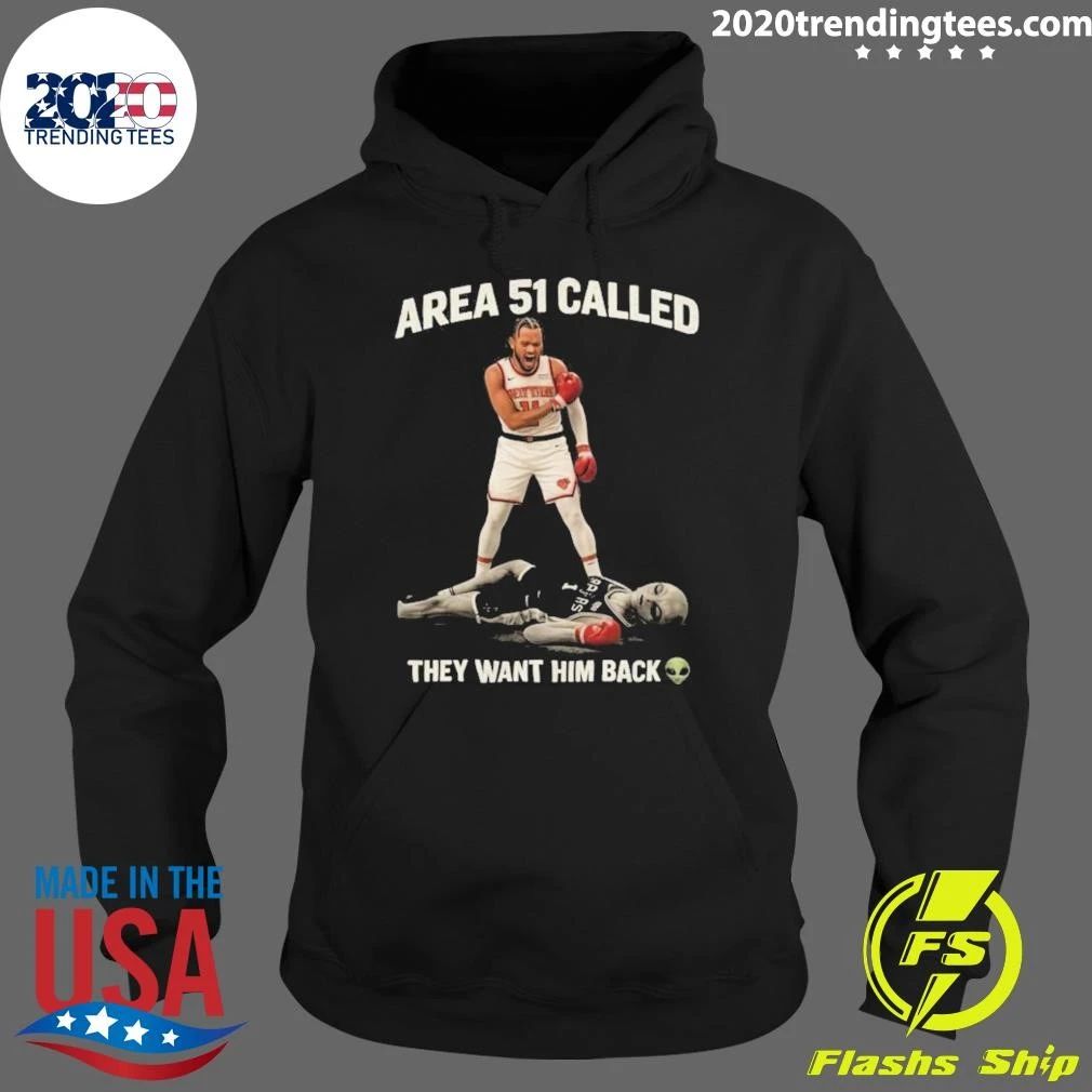 NY Knicks Area 51 Called They Want Him Back Boxing Shirt