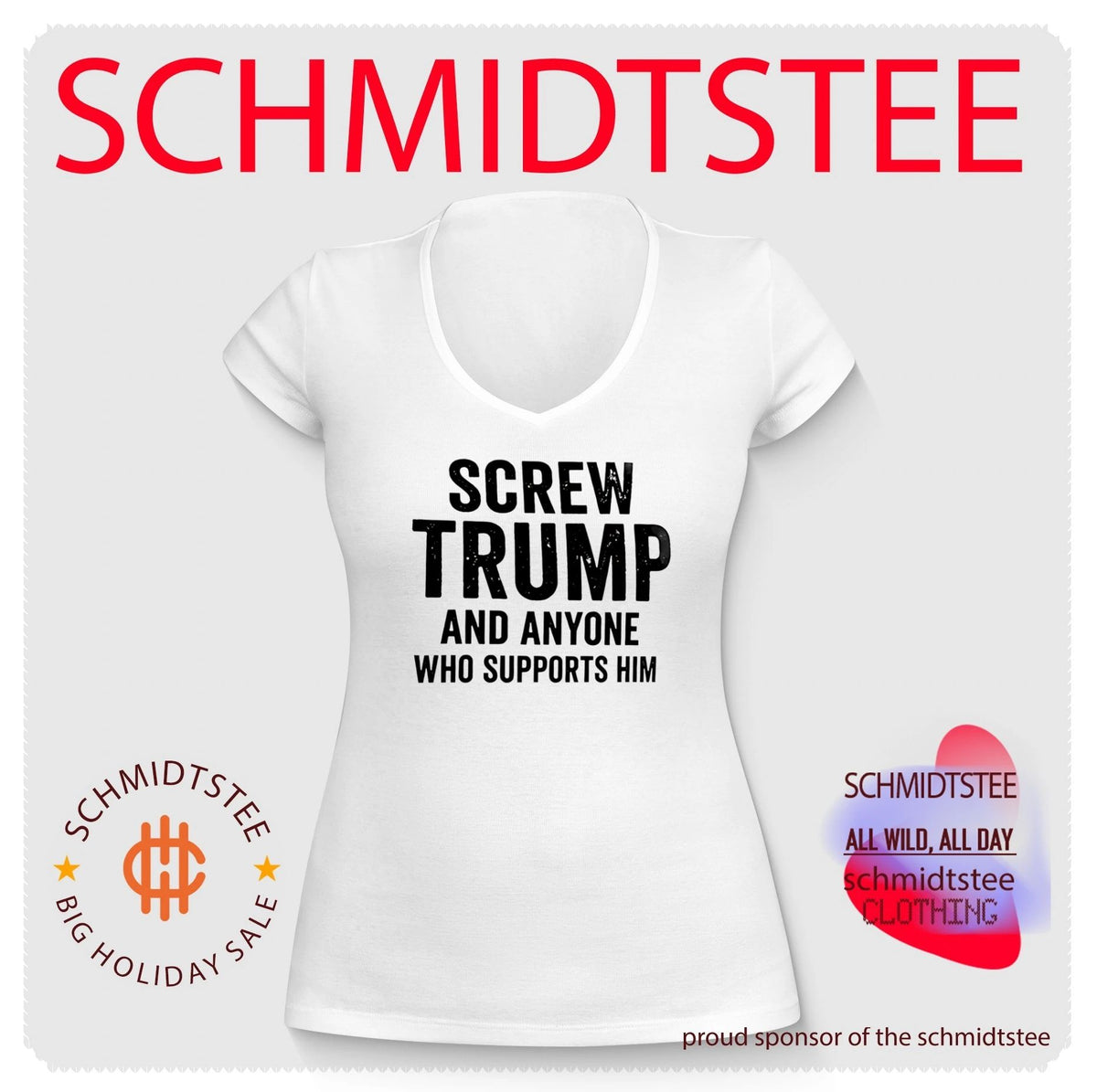 Screw Trump and anyone who supports him shirt