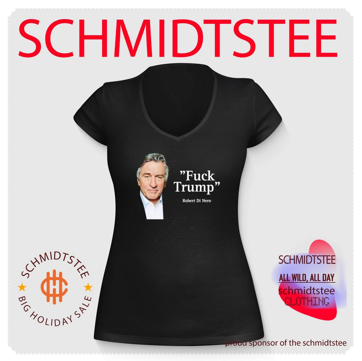 Robert De Niro Fuck Trump Quote Celebrity Protest shirt