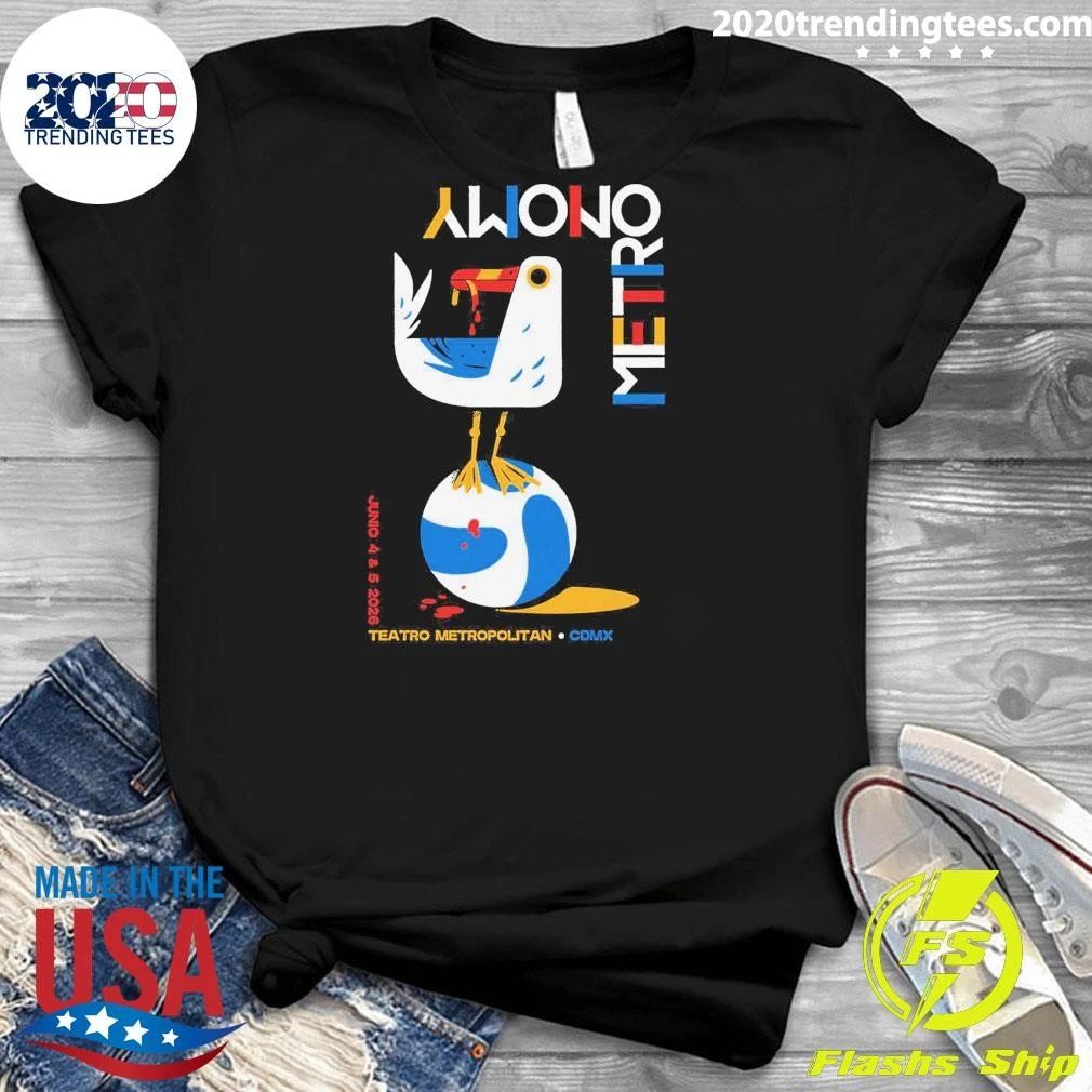 Metronomy Mexico City Tour On June 4-5 2026 Shirt