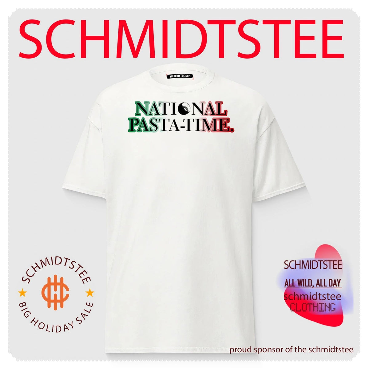 Nation pasta time simple Italy flag shirt