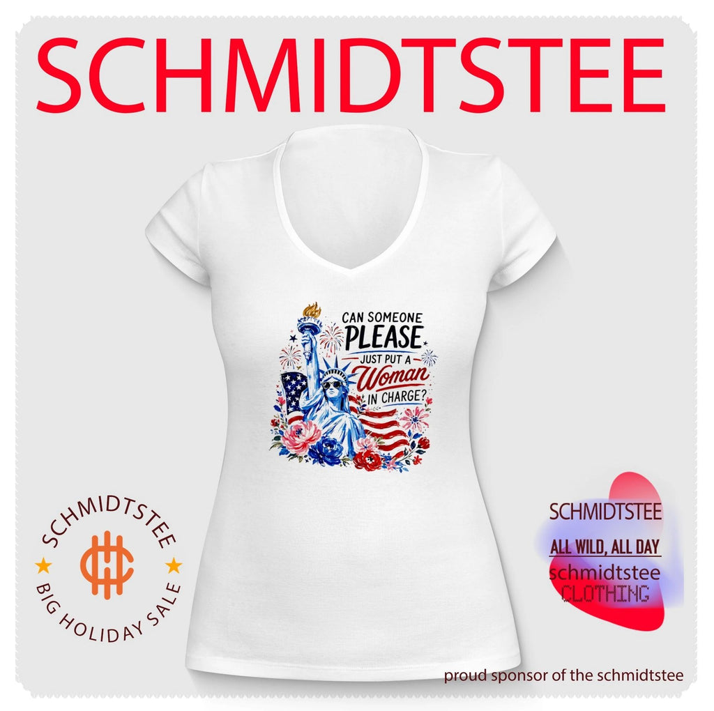Can someong please just put a woman in charge shirt