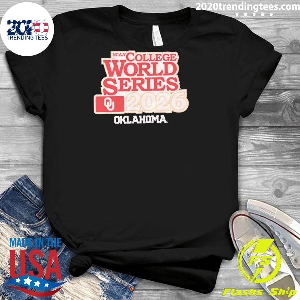 Oklahoma Baseball 2026 Ncaa College World Series Shirt