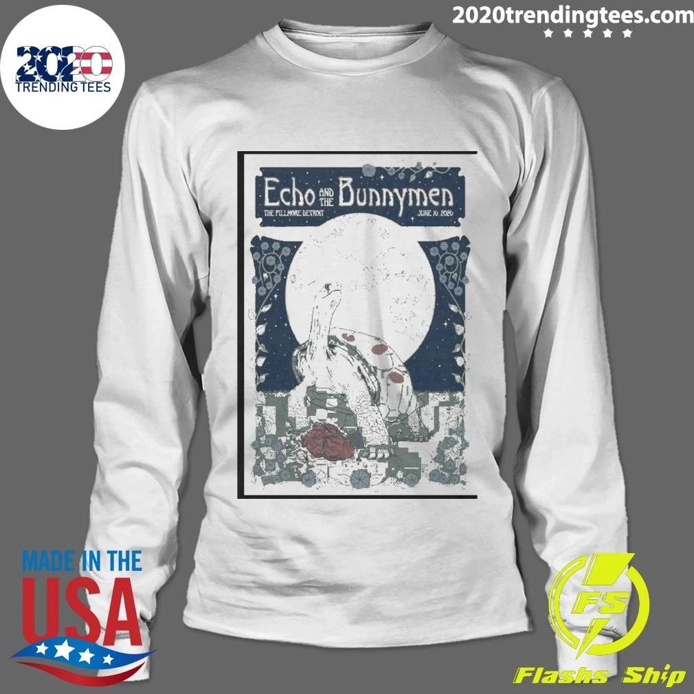 Echo And The Bunnymen The Fillmore Detroit MI June 16 2026 Poster Shirt