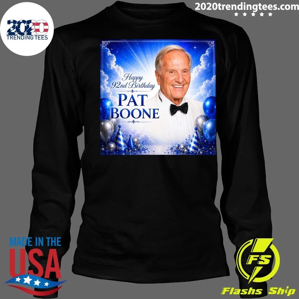 Happy 92nd Birthday Pat Boone Shirt