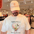 Fighting demons performing basic tasks bunny with axe shirt