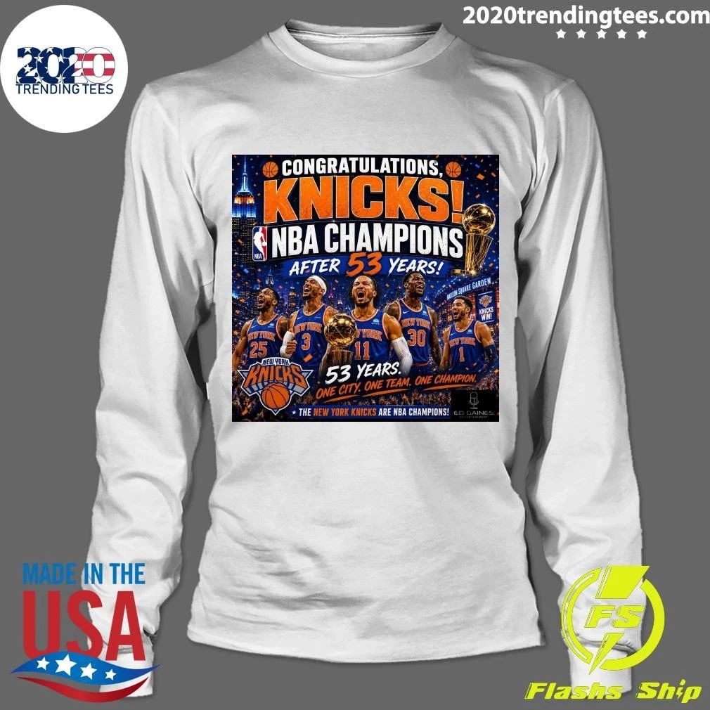 Congratulations, Knicks NBA Champions After 53 Years Shirt