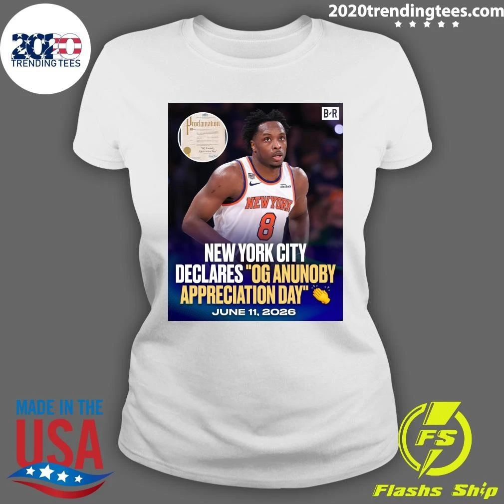 New York City Declares OG Anunoby Appreciation Day June 11, 2026 Shirt