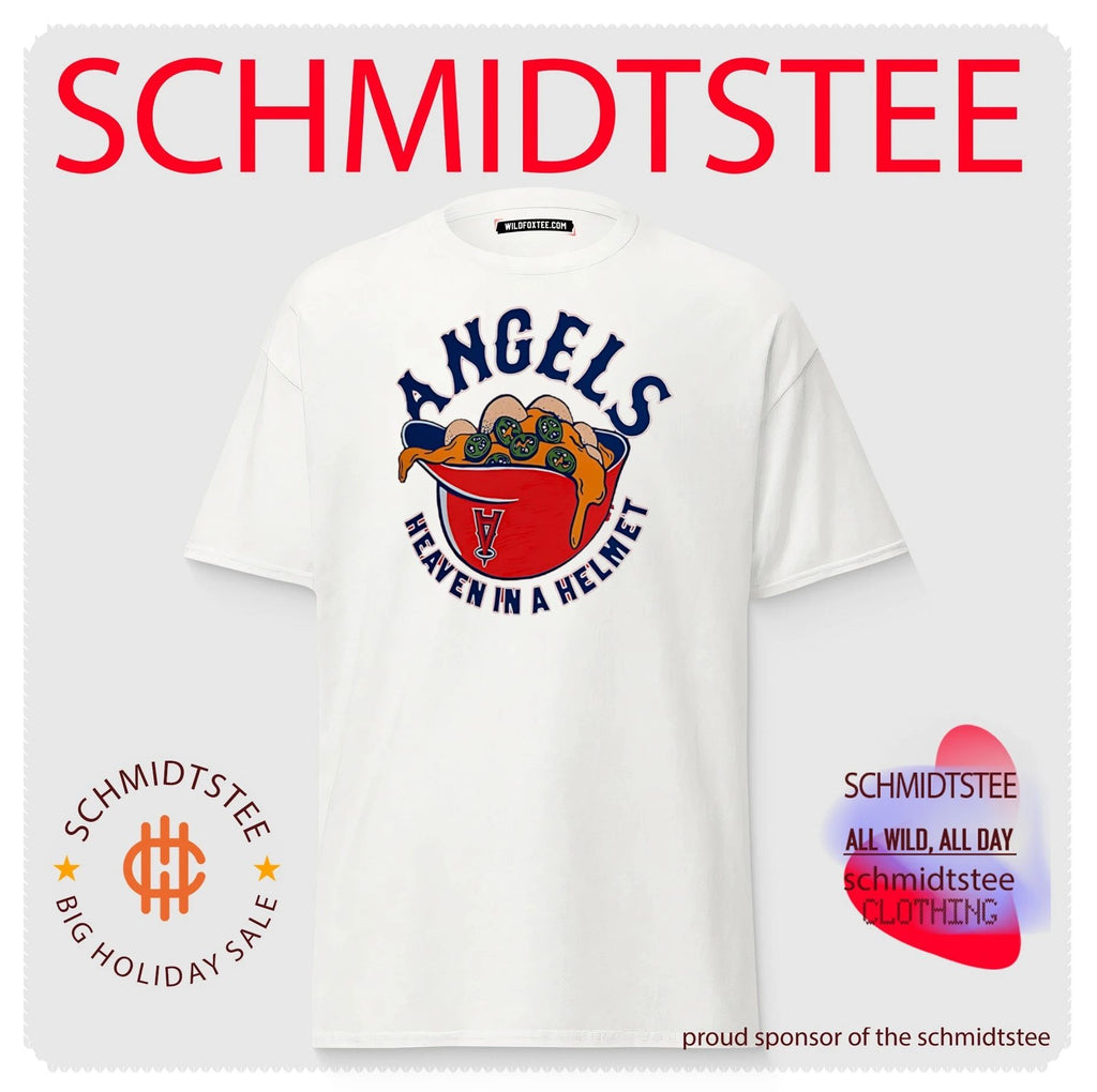 Los Angeles Angels heaven in a helmet food shirt