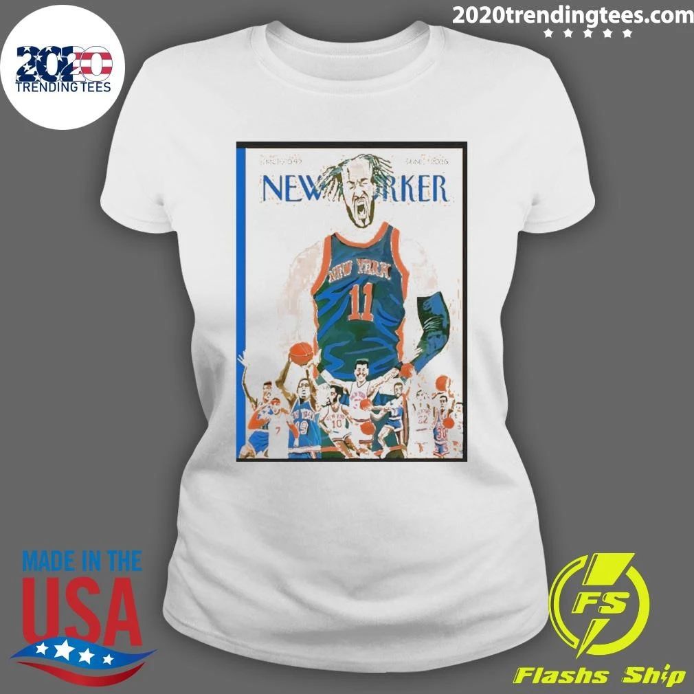 Ny Knicks Poster The New Yorker Magazine Cover June 2026 Shirt