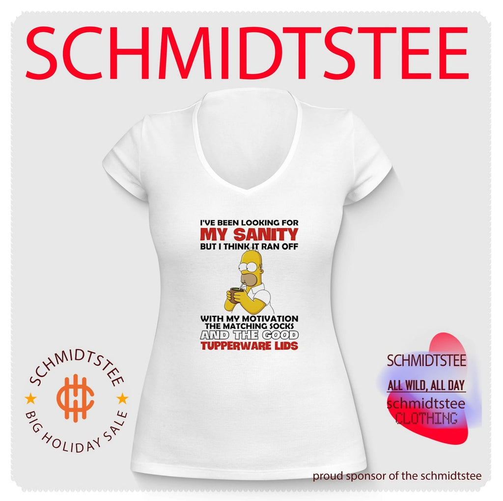 I’ve been looking for my sanity but I think if ran off with my motivation Simpson shirt