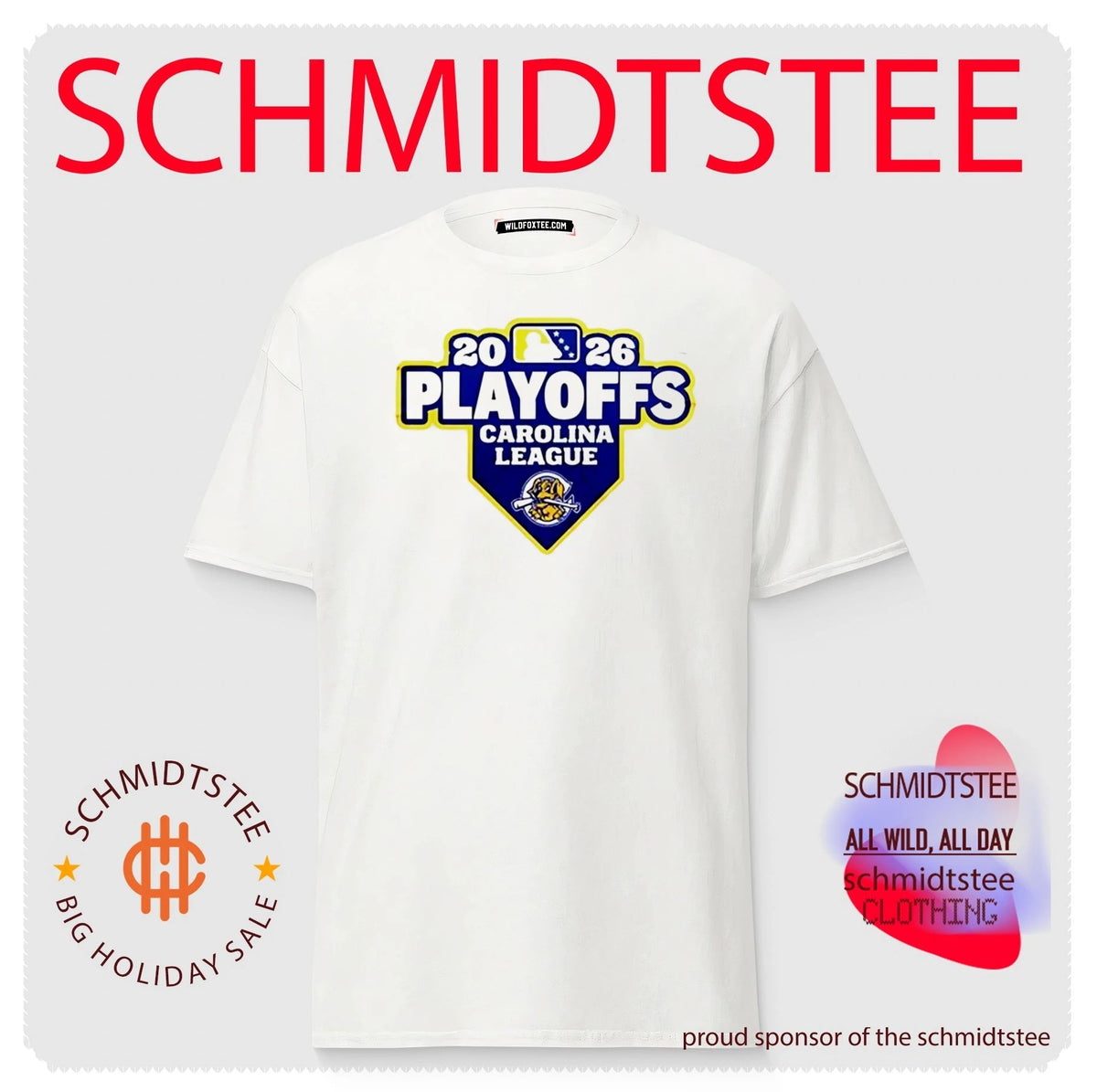 Charleston RiverDogs 2026 Carolina League Playoffs shirt