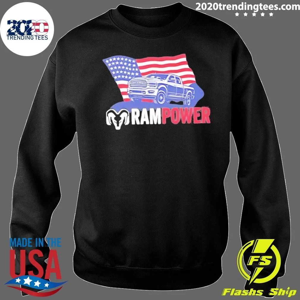 Ram Power Patriotic Truck American Flag Shirt