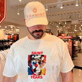 Saint tears abstract art clown portrait shirt