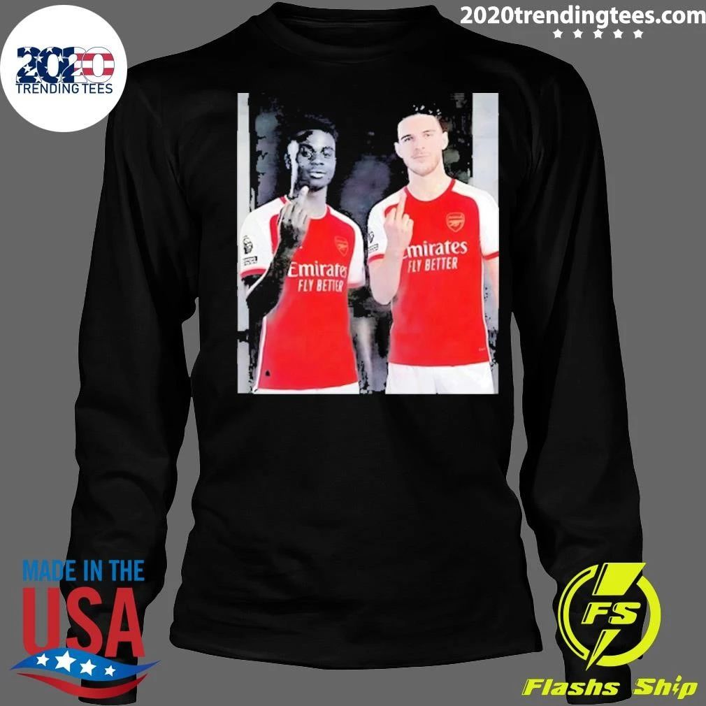 Arsenal Soccer The Middle Finger Gesture 2 Shirt