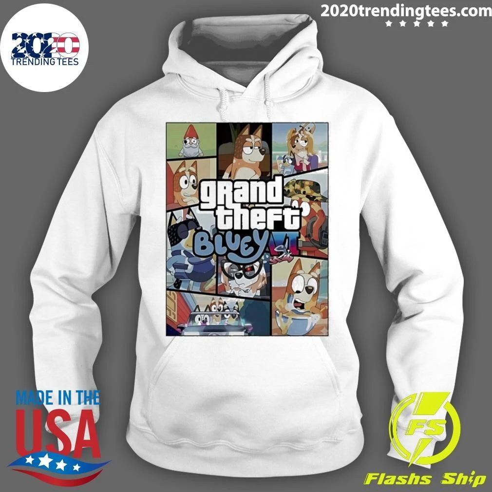 Grand Theft Bluey Gamer Shirt