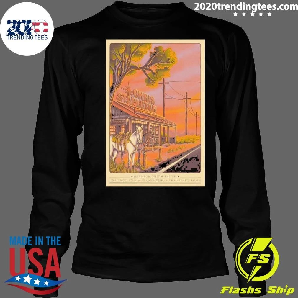 Chris Stapleton Burgettstown Tour On June 17 2026 Shirt