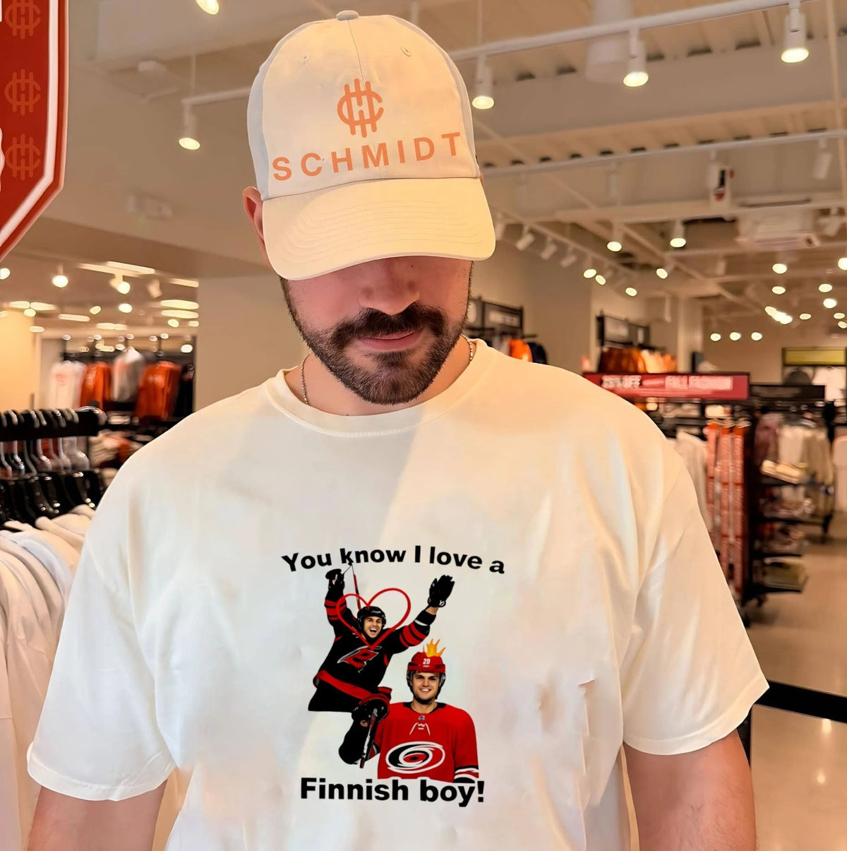 You know I love a Finnish boy Carolina Hurricanes shirt