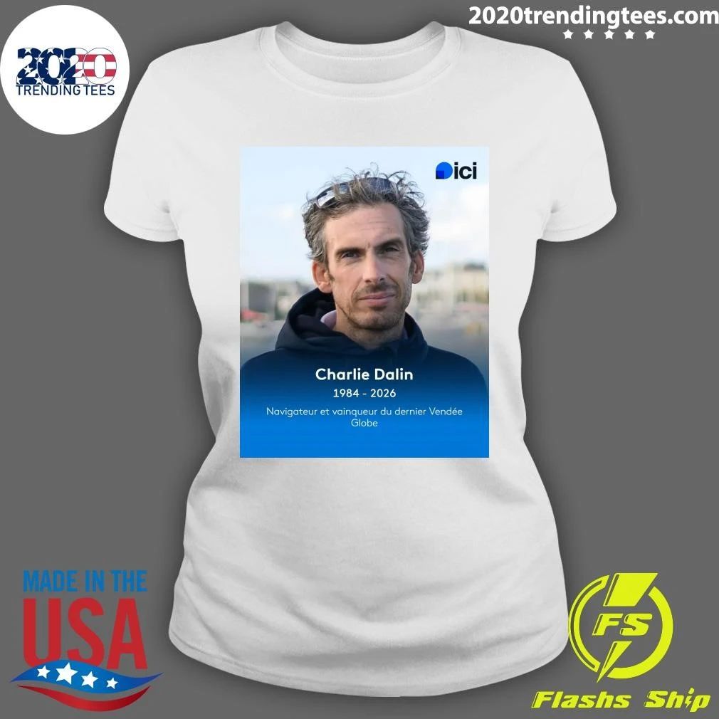 Charlie Dalin 1984-2026 Navigateur Et Vainqueur Du Dernier Vendée Globe Shirt