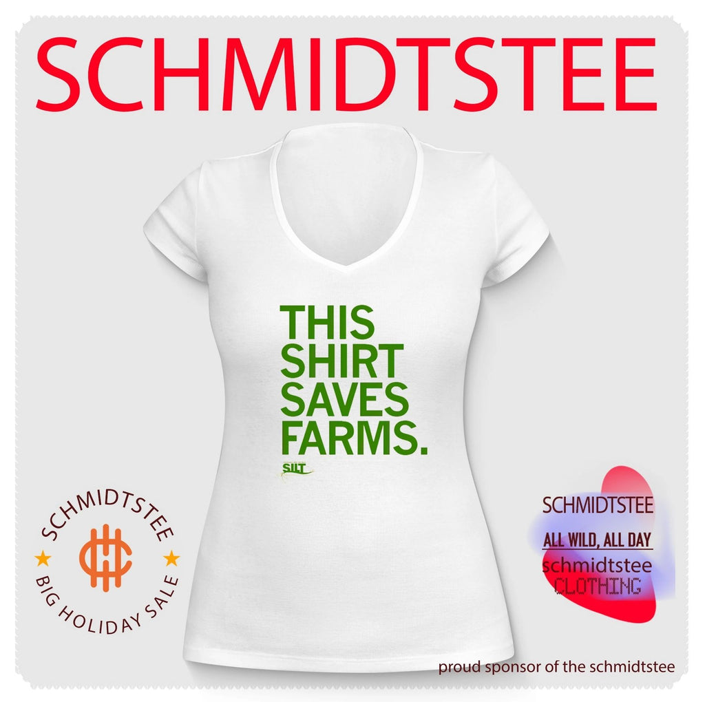 This shirt saves farms silt sustainable iowa land trust shirt