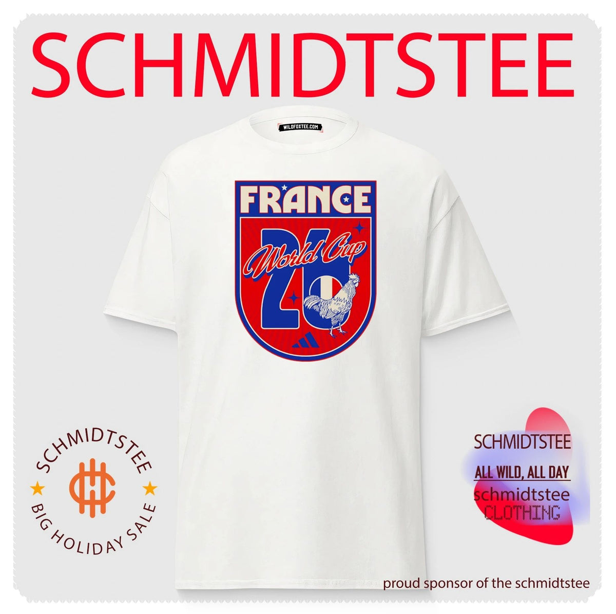 France World Cup 26 Soccer Logo Football shirt