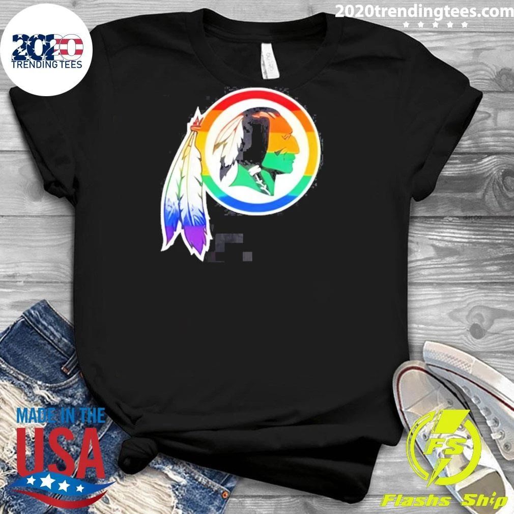 Washington Commanders Rainbow Color Palette Print Shirt