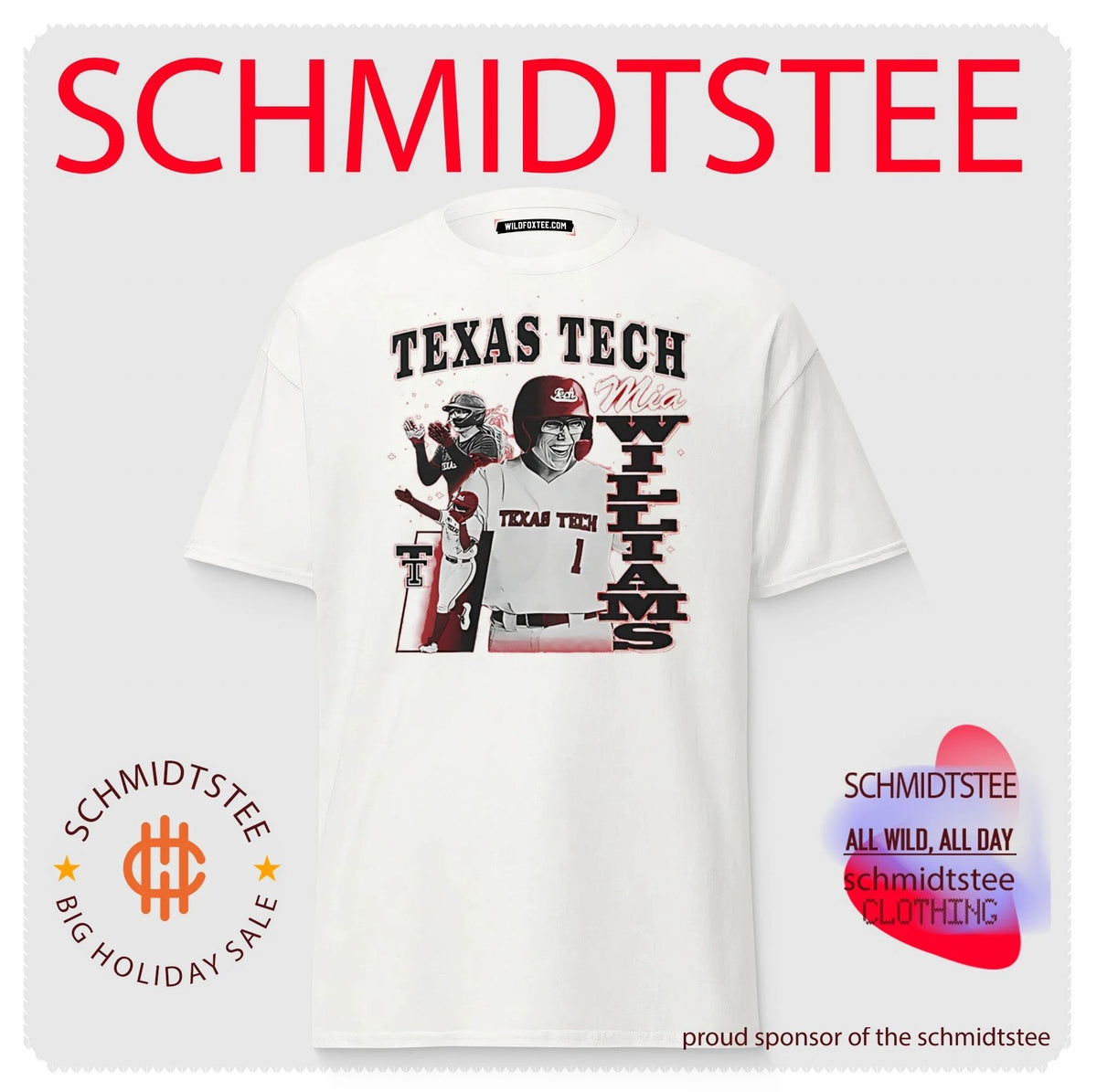 Texas Tech Mia Williams portrait vintage shirt
