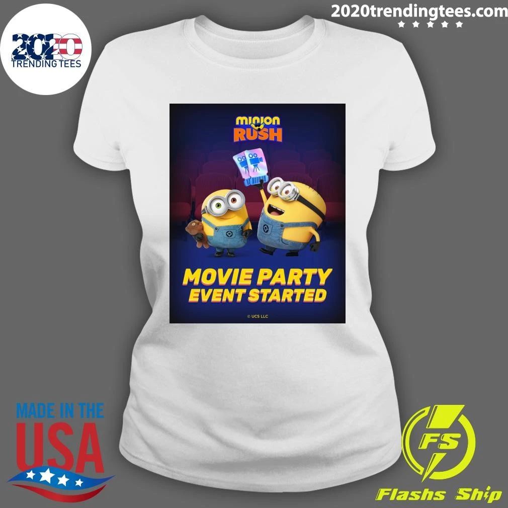 Minion Rush Movie Party Event Started Shirt