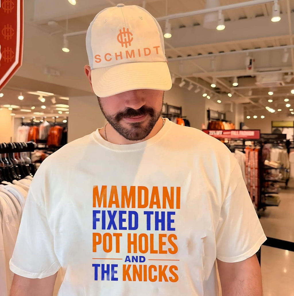 Mamdani fixed the pot holes and the NY Knicks shirt