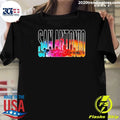 City Skyline Landmark Monument San Antonio Spurs Shirt