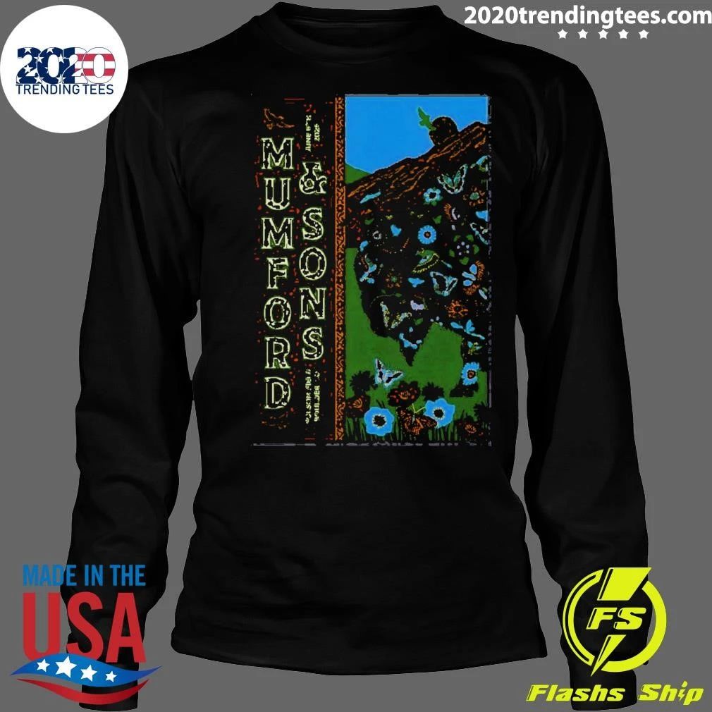 Mumford And Sons June 6 2026 In Boulder CO Poster Shirt
