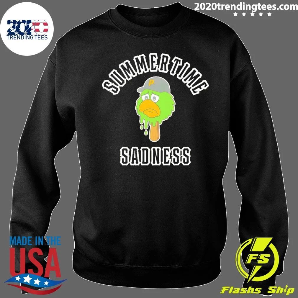Pirate Parrot Pittsburgh Pirates Baseball Summertime Sadness Meme Shirt