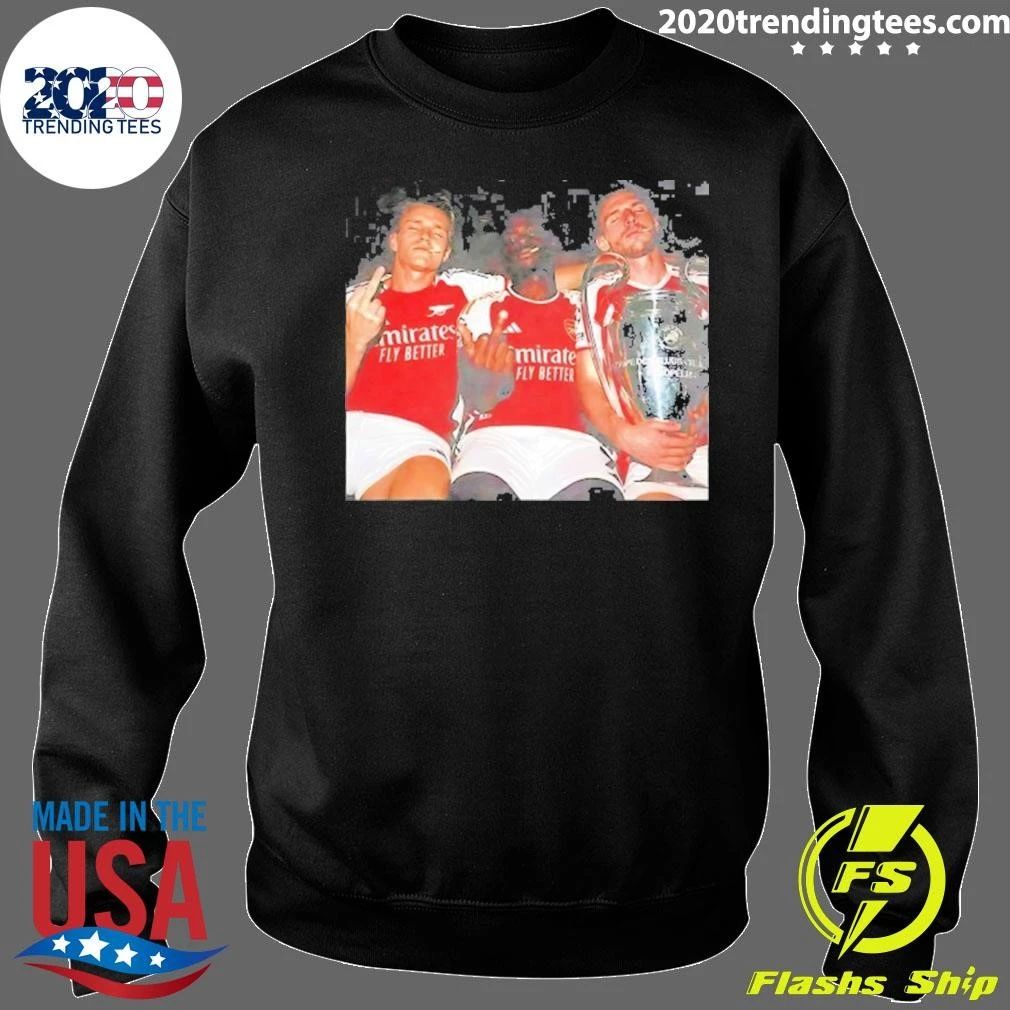 Arsenal Soccer The Middle Finger Gesture 3 Shirt
