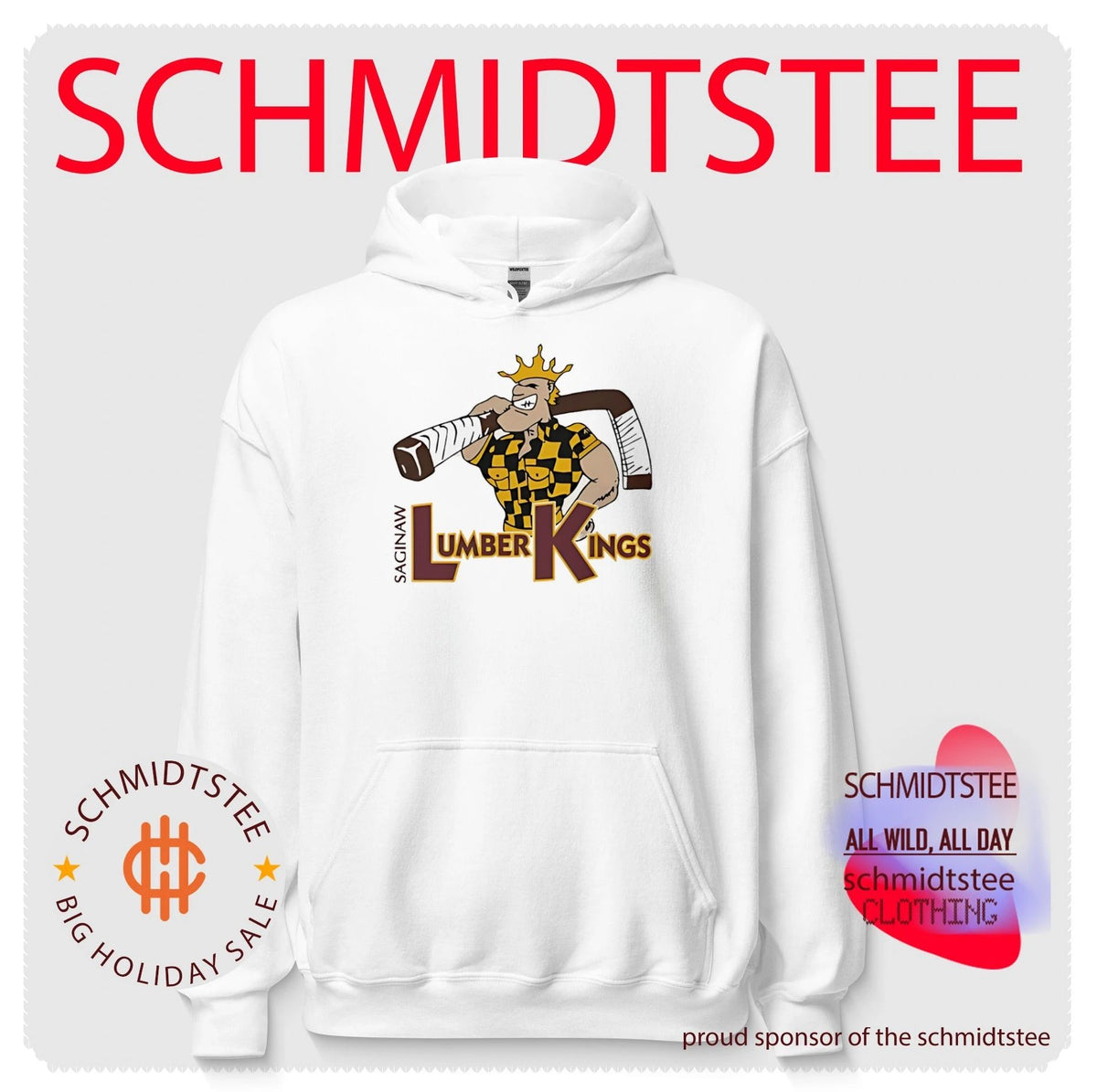 Saginaw Lumber Kings Hockey illustration shirt
