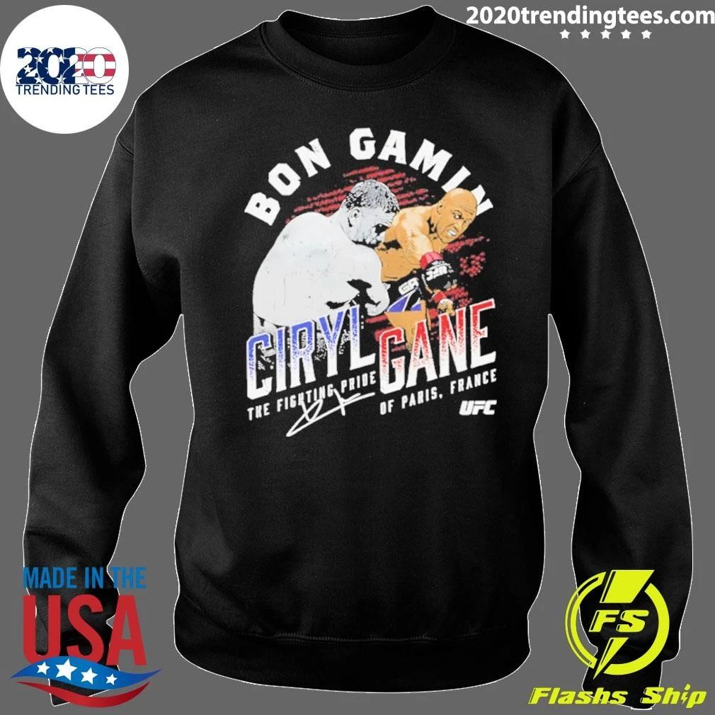 Ciryl Gane Bon Gamin The Fighting Pride Of Paris France Signature Shirt