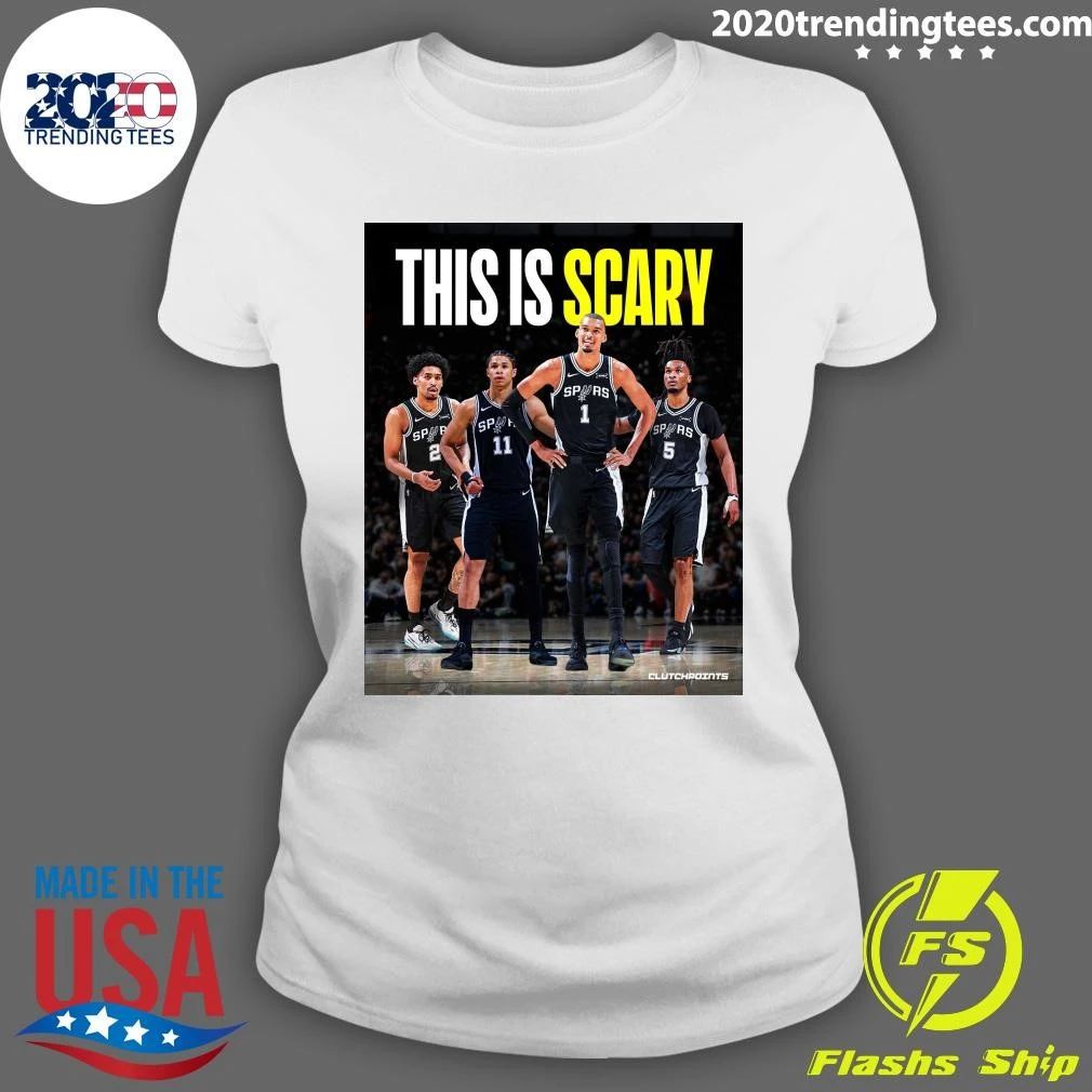 Victor Wembanyama, Stephon Castle and Keldon Johnson San Antonio Spurs NBA Finals Shirt