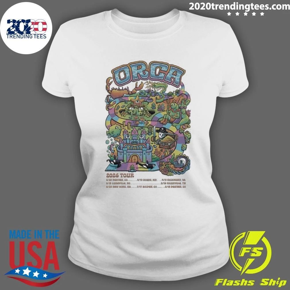 Morca The Band 2026 Summer Tour Poster Shirt