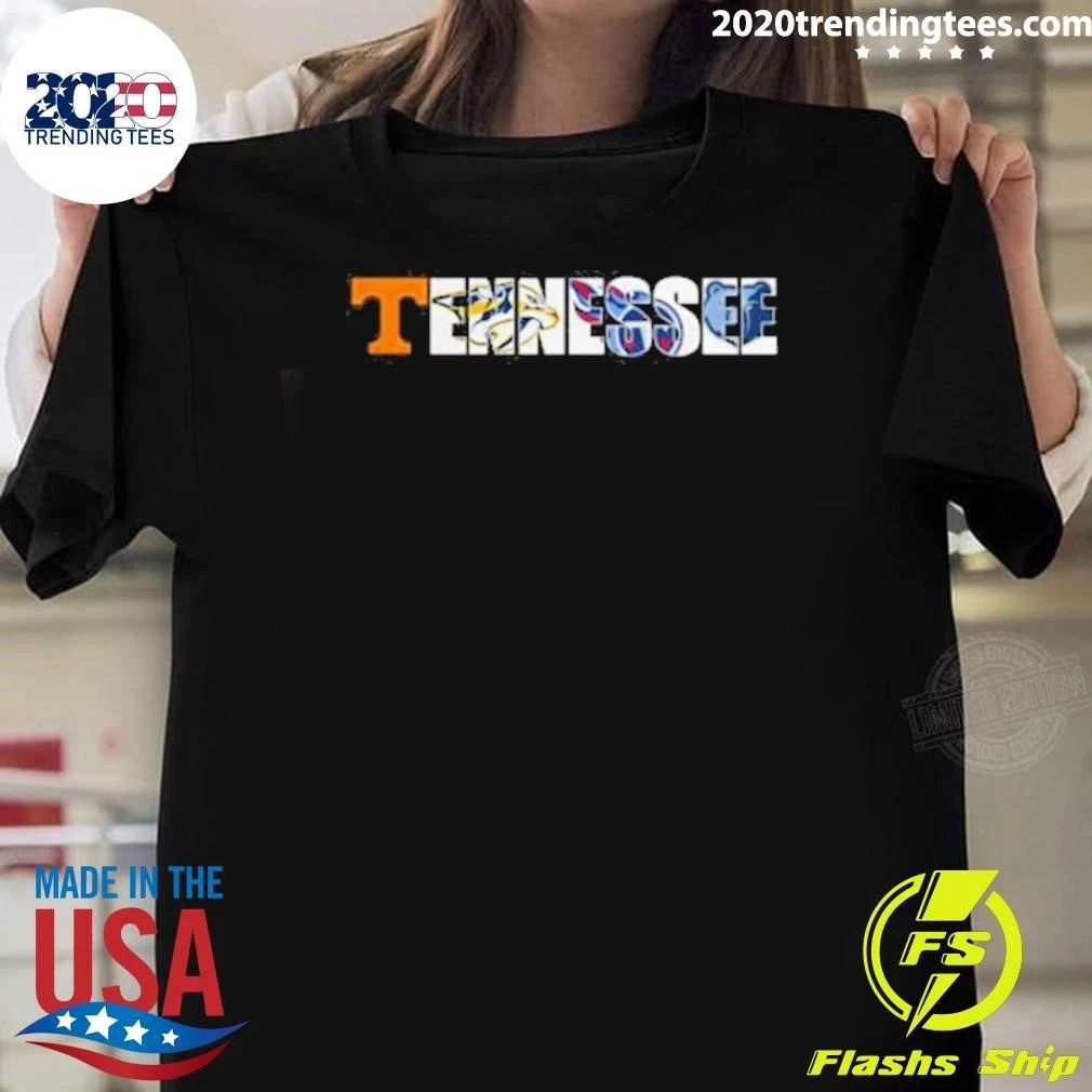 Sport Teams Tennessee Volunteer Titans Nashville Predators Shirt