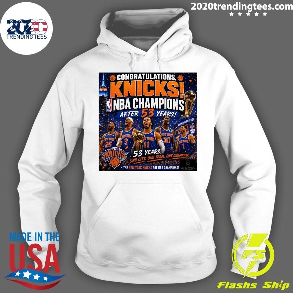 Congratulations, Knicks NBA Champions After 53 Years Shirt