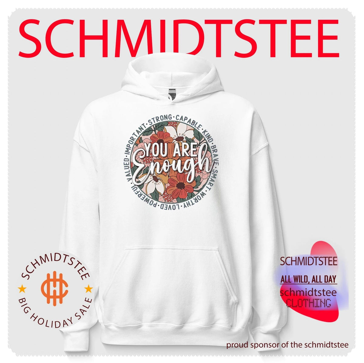 You are enough important strong capable kind brave smart worthy shirt