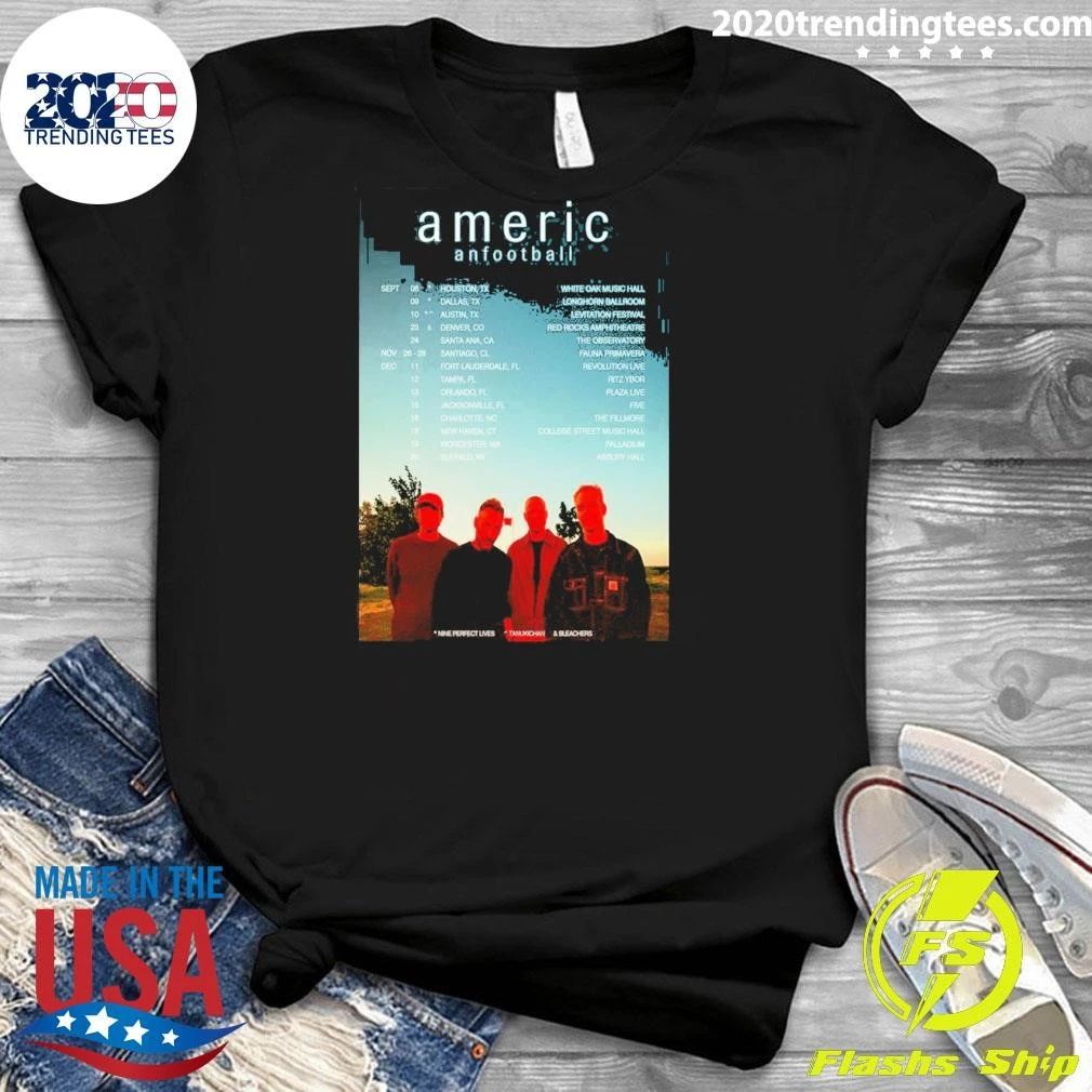 American Football Tour 2026 Poster Shirt