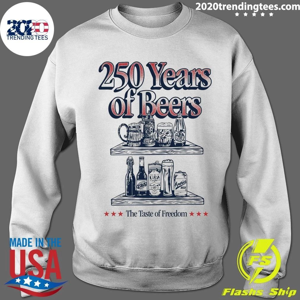 The Taste of Freedom 250 Years of Beers Pocket Tee Shirt