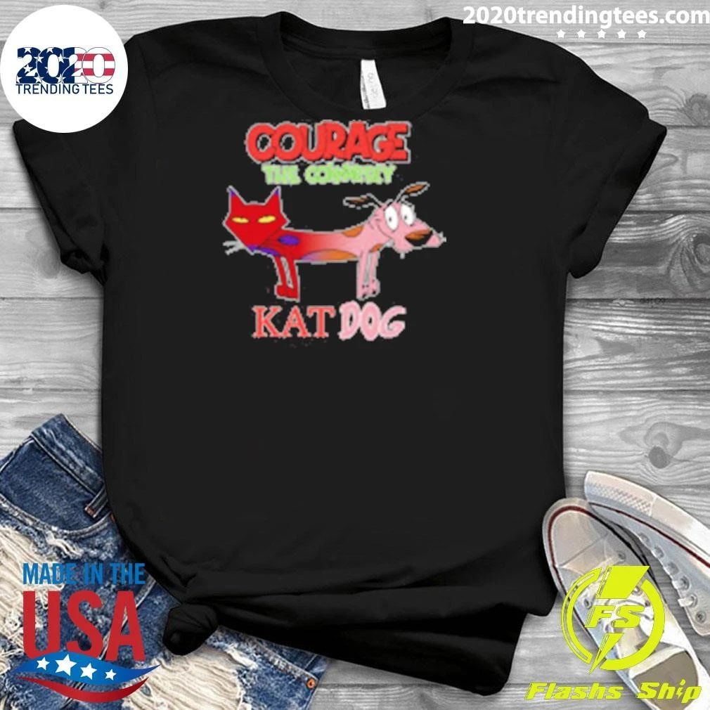 Courage The Cowardly Kat Dog Shirt