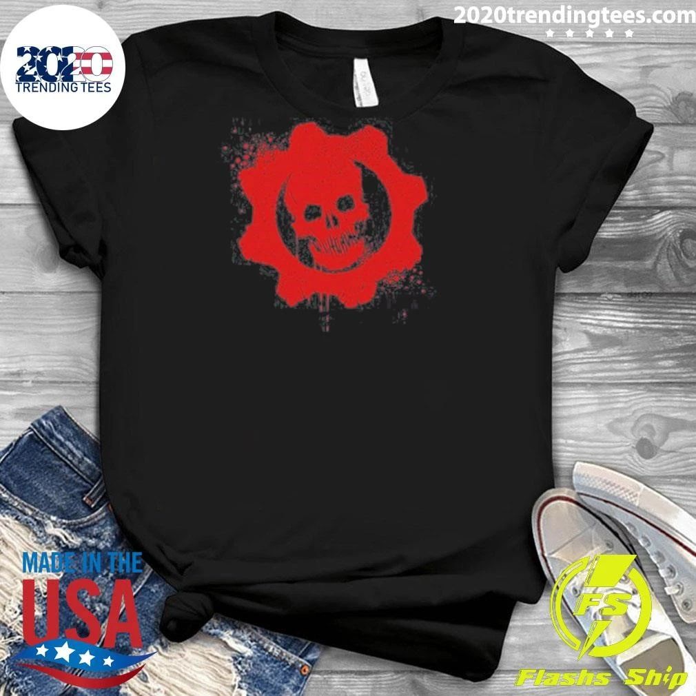 Skull Gears of War Crimson Omen Tee Shirt