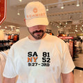 SA 81 NY 52 3rd Quarter Scoreboard shirt