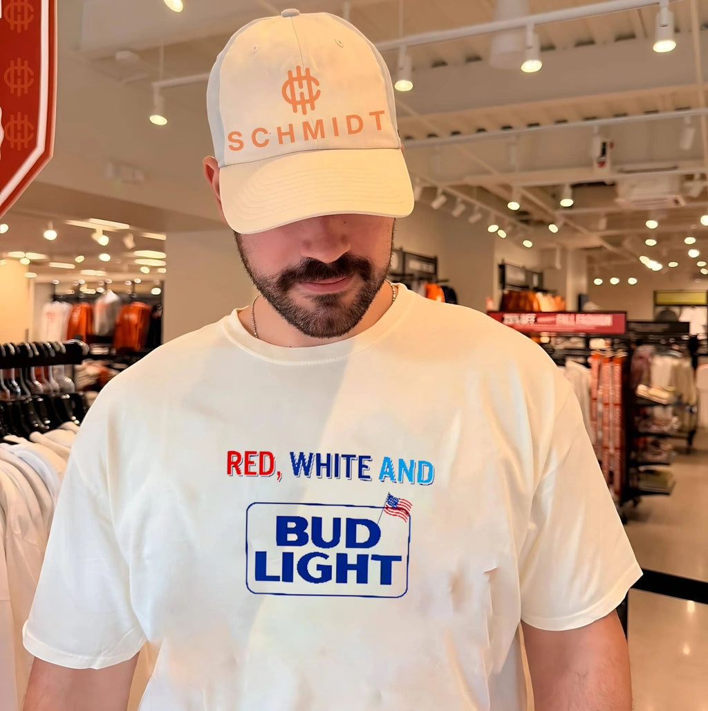 Red White And Bud Light 4th Of July Shirt