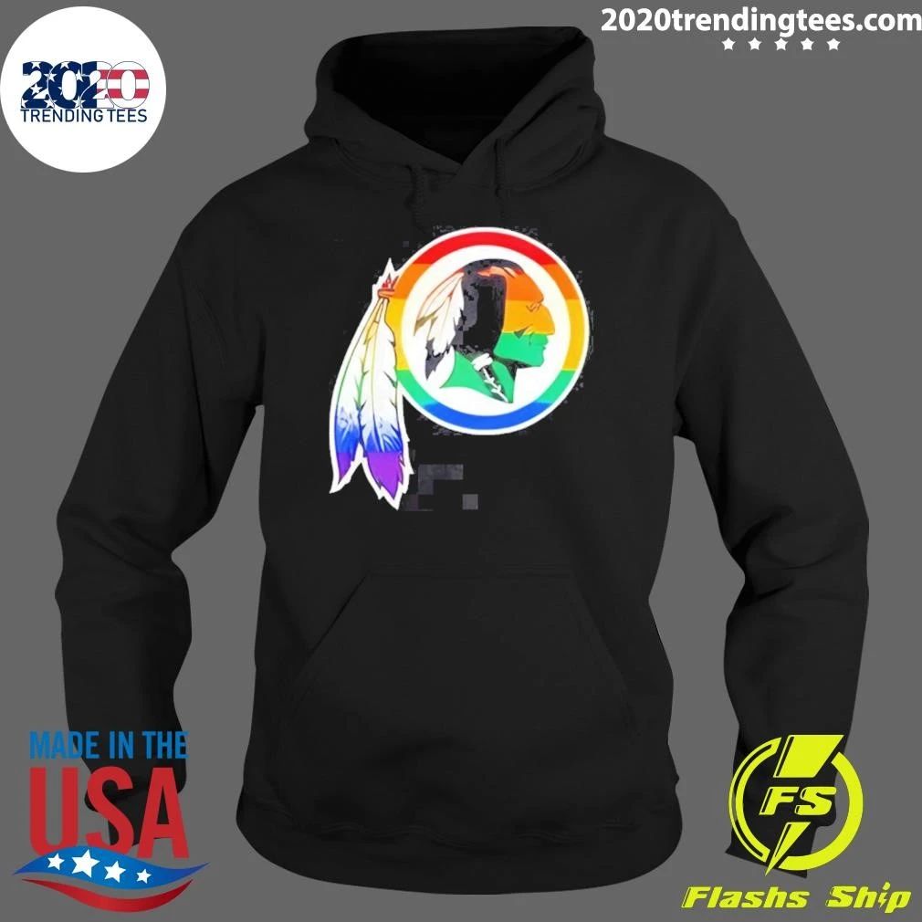 Washington Commanders Rainbow Color Palette Print Shirt