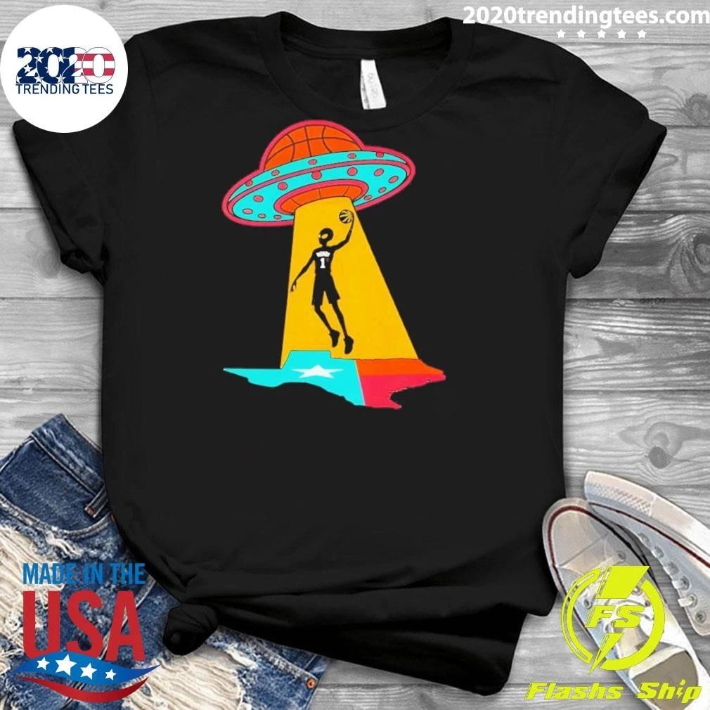 Antonio Basketball Wemby The Alien Spurs Star Shirt